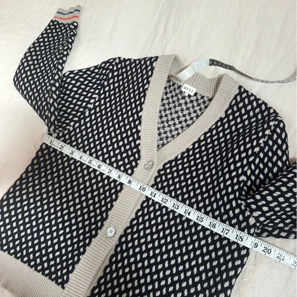 KULE Barton Cardigan in Navy Size Medium - Picture 9 of 11